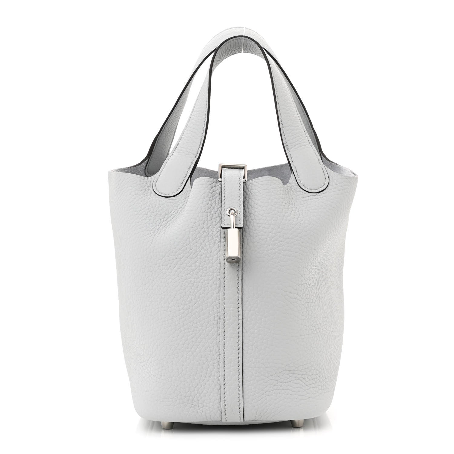 Hermes Taurillon Clemence Picotin Lock 18 PM Bleu Pale 1 of 11