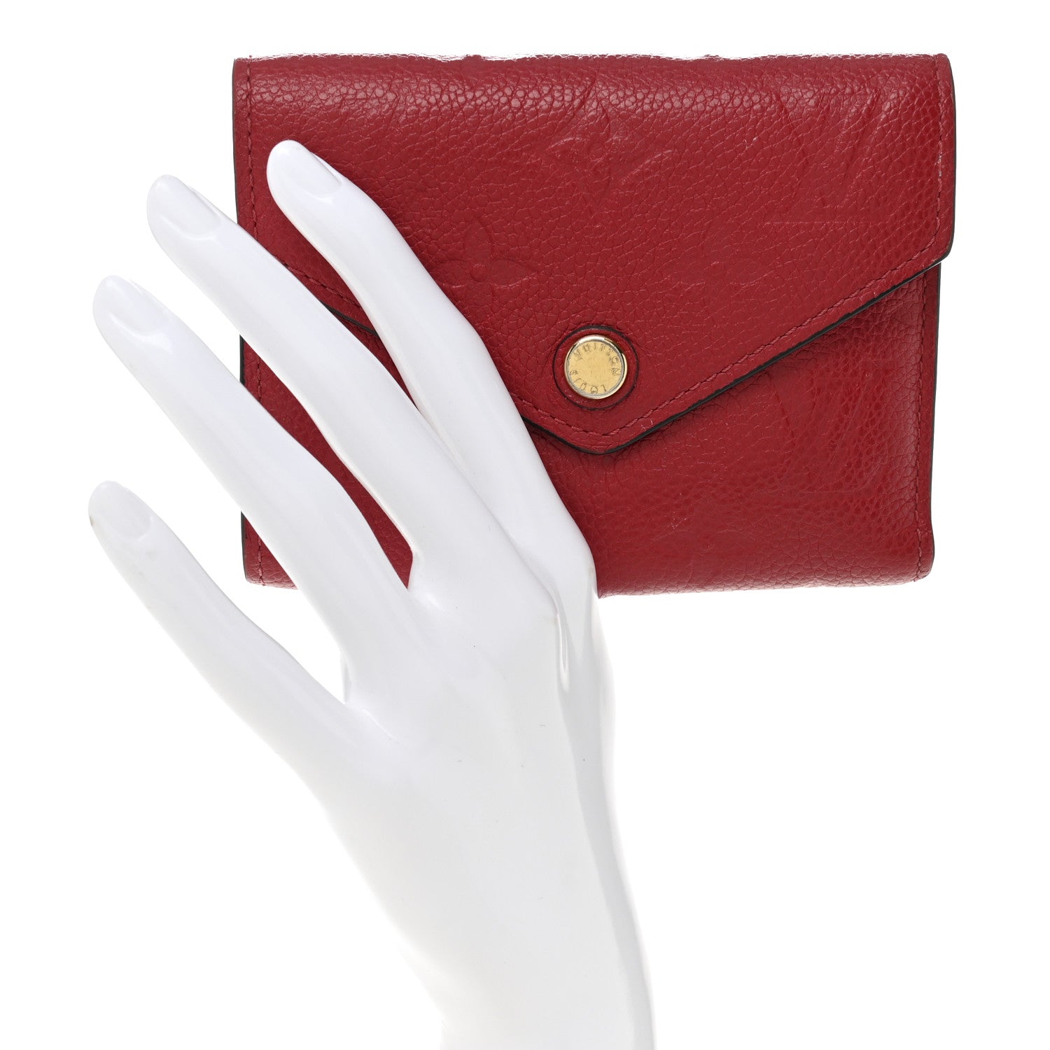 Louis Vuitton Empreinte Victorine Wallet Scarlet 2 of 7