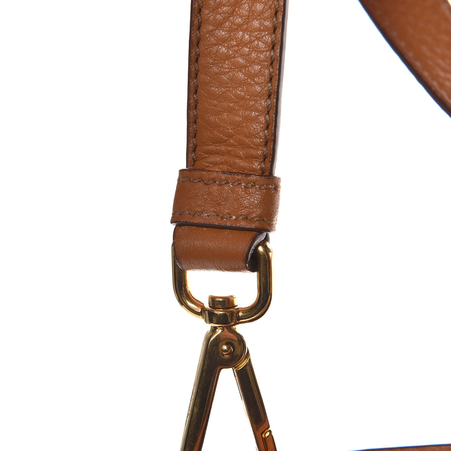 Prada Vitello Daino Tote Ocra 17 of 20