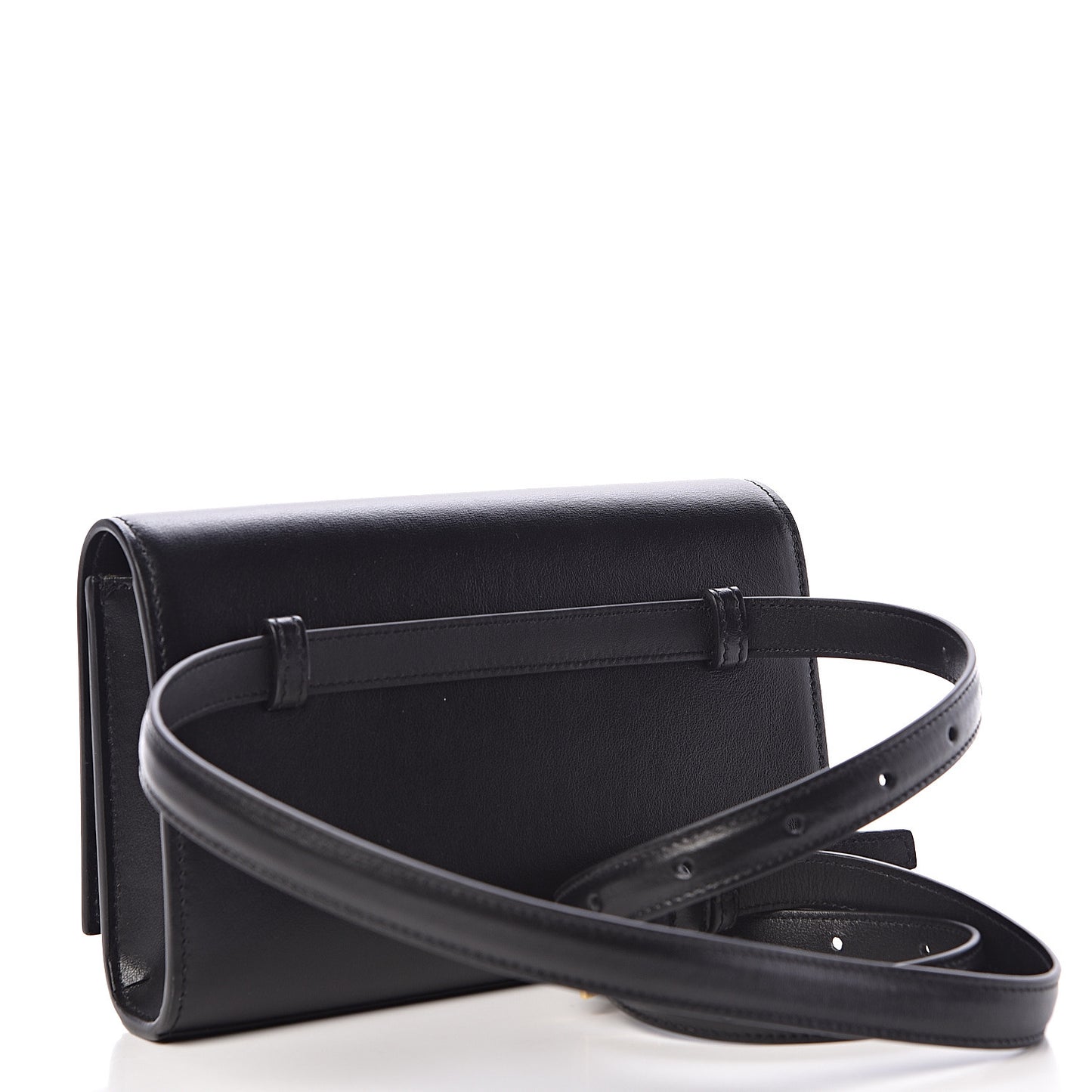 Smooth Calfskin Monogram Kate Belt Bag Black
