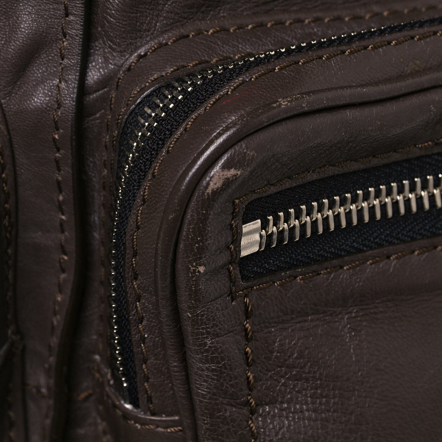 Calfskin Betty Tote Chocolate