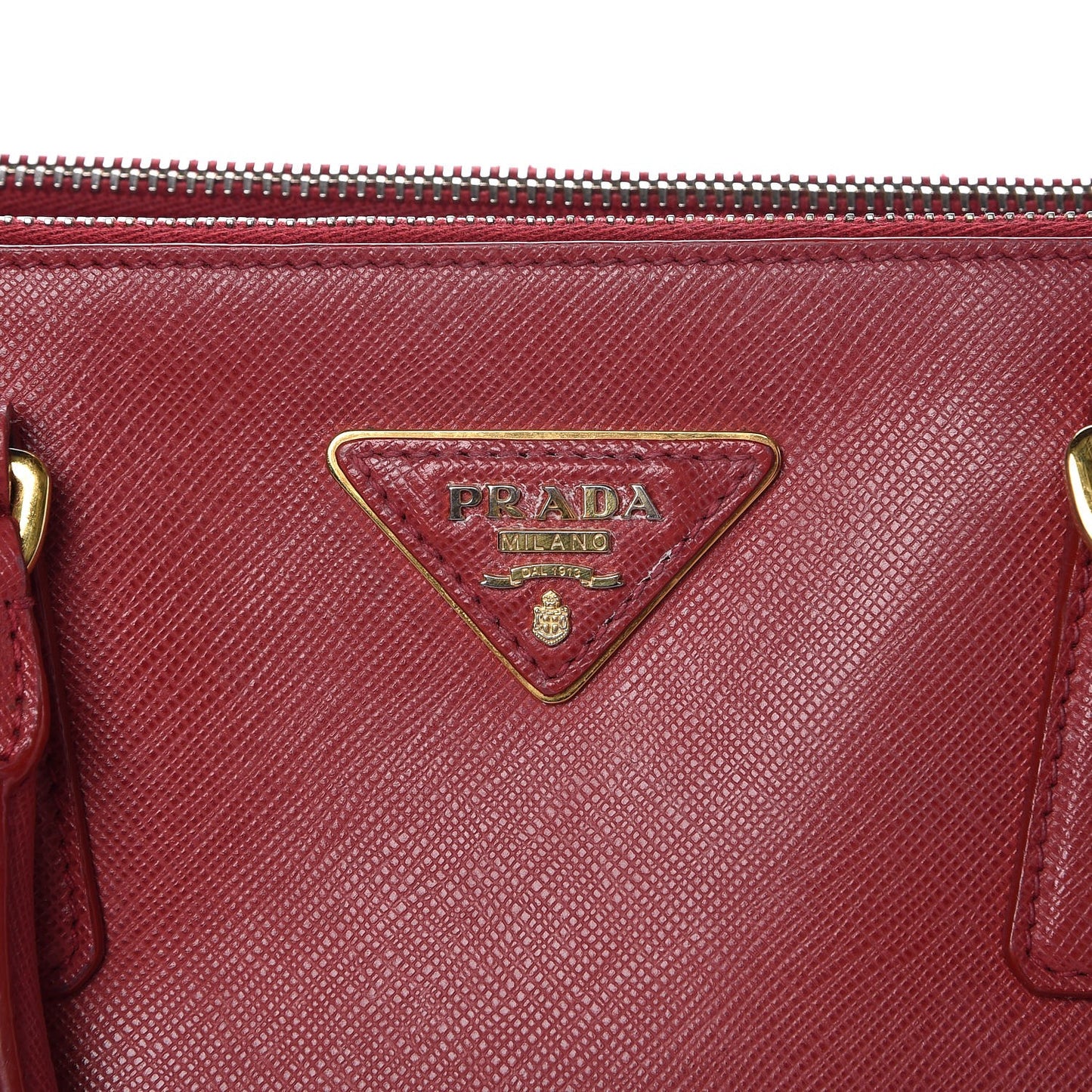 Saffiano Small Galleria Double Zip Tote Peonia