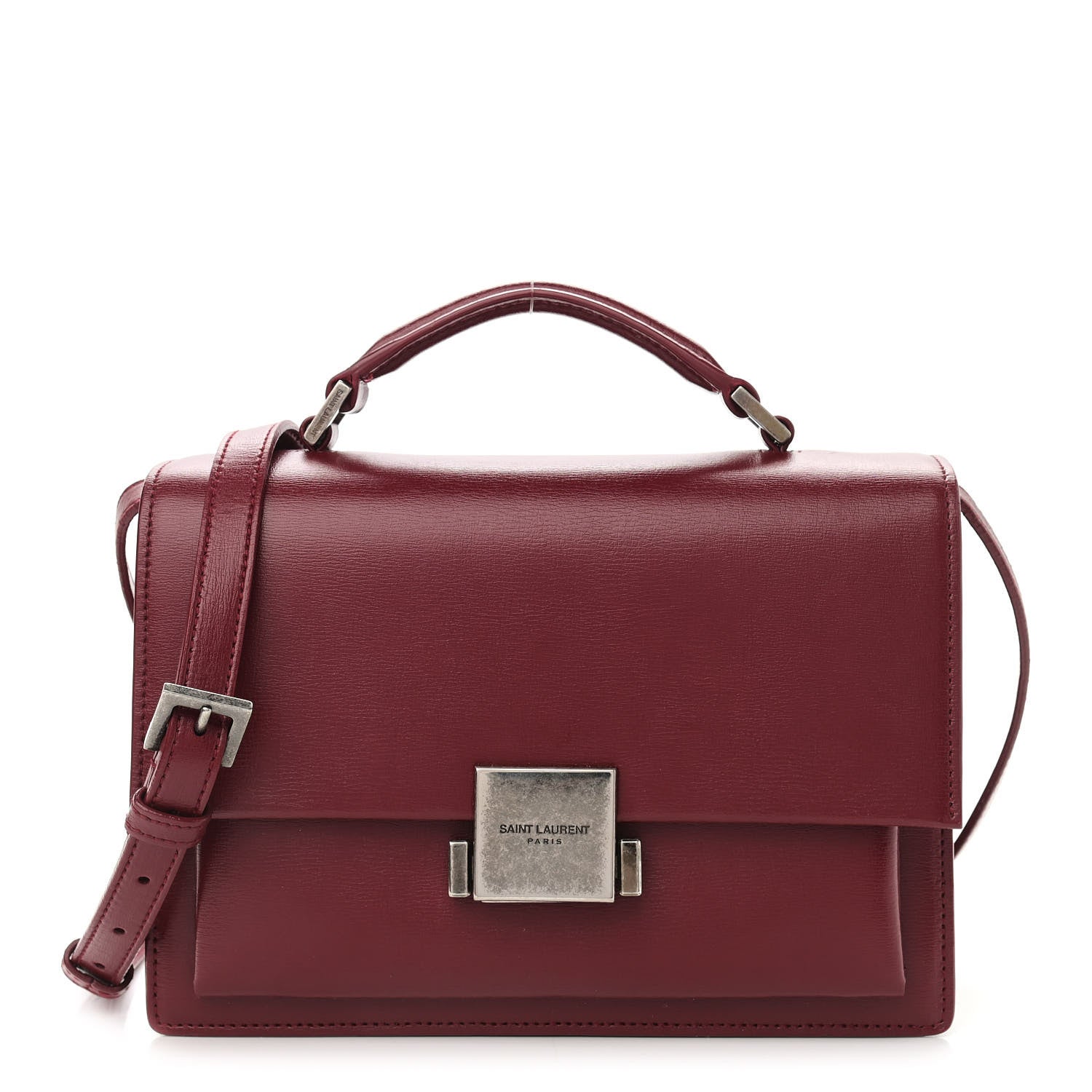 Saint Laurent Calfskin Medium Bellechasse Satchel Palissandre 1 of 15
