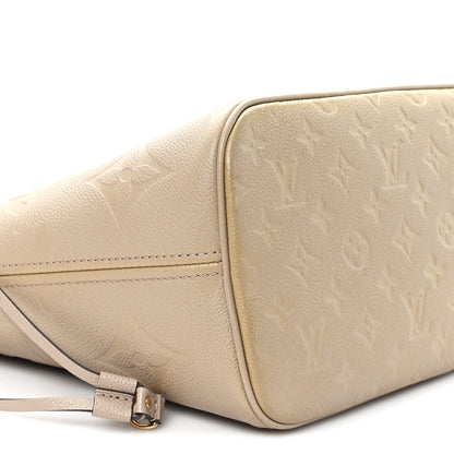 Louis Vuitton Empreinte Monogram Giant Neverfull MM Tourterelle 10 of 12