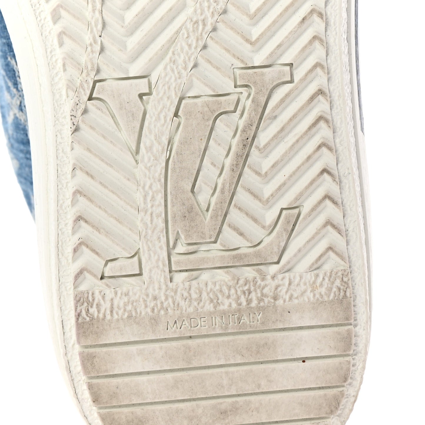 Denim Charlie Trainers 36 White Blue