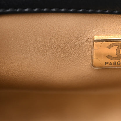 Chanel Lambskin Quilted Mini Pearl Crush Flap Black 7 of 10