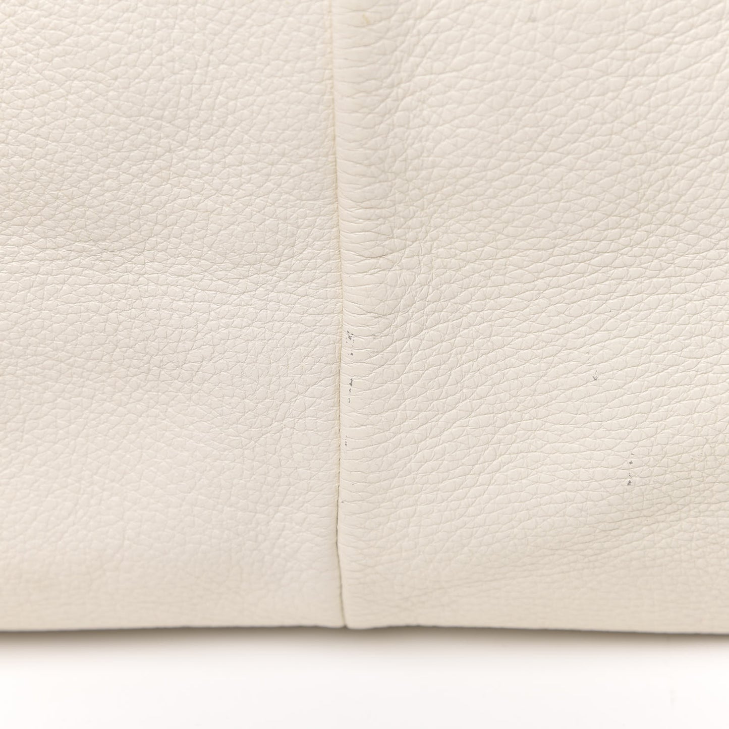Calfskin Zip Hobo White