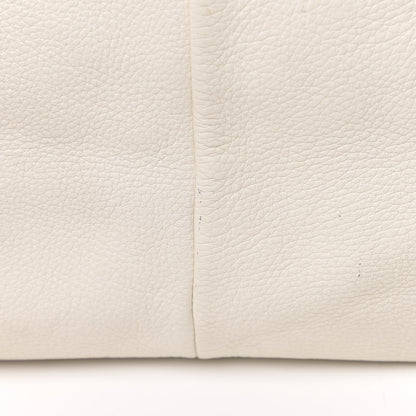 Saint Laurent Calfskin Zip Hobo White 11 of 11