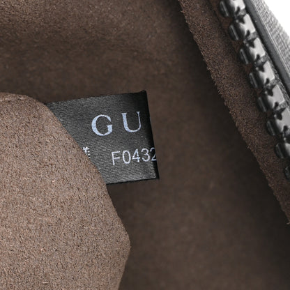 Gucci GG Supreme Monogram Belt Bag Black 8 of 11