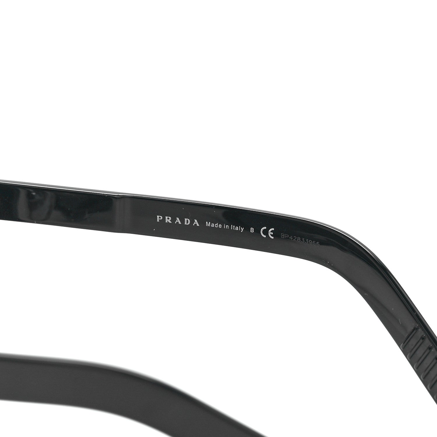 Prada Sunglasses SPR 07W Black 6 of 8