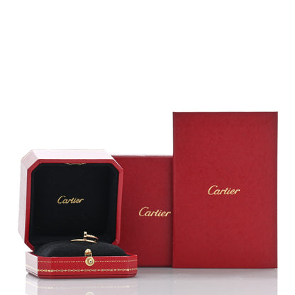Cartier 18K Yellow Gold Small Juste Un Clou Ring 54 7 5 of 5