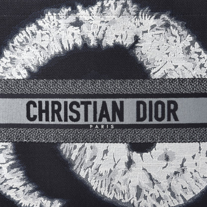 Christian Dior Canvas Embroidered Tie Dye Book Tote Blue Multicolor 10 of 10