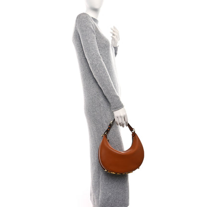 Fendi Vitello Grace Matte Small Fendigraphy Hobo Bag Brandy 2 of 9