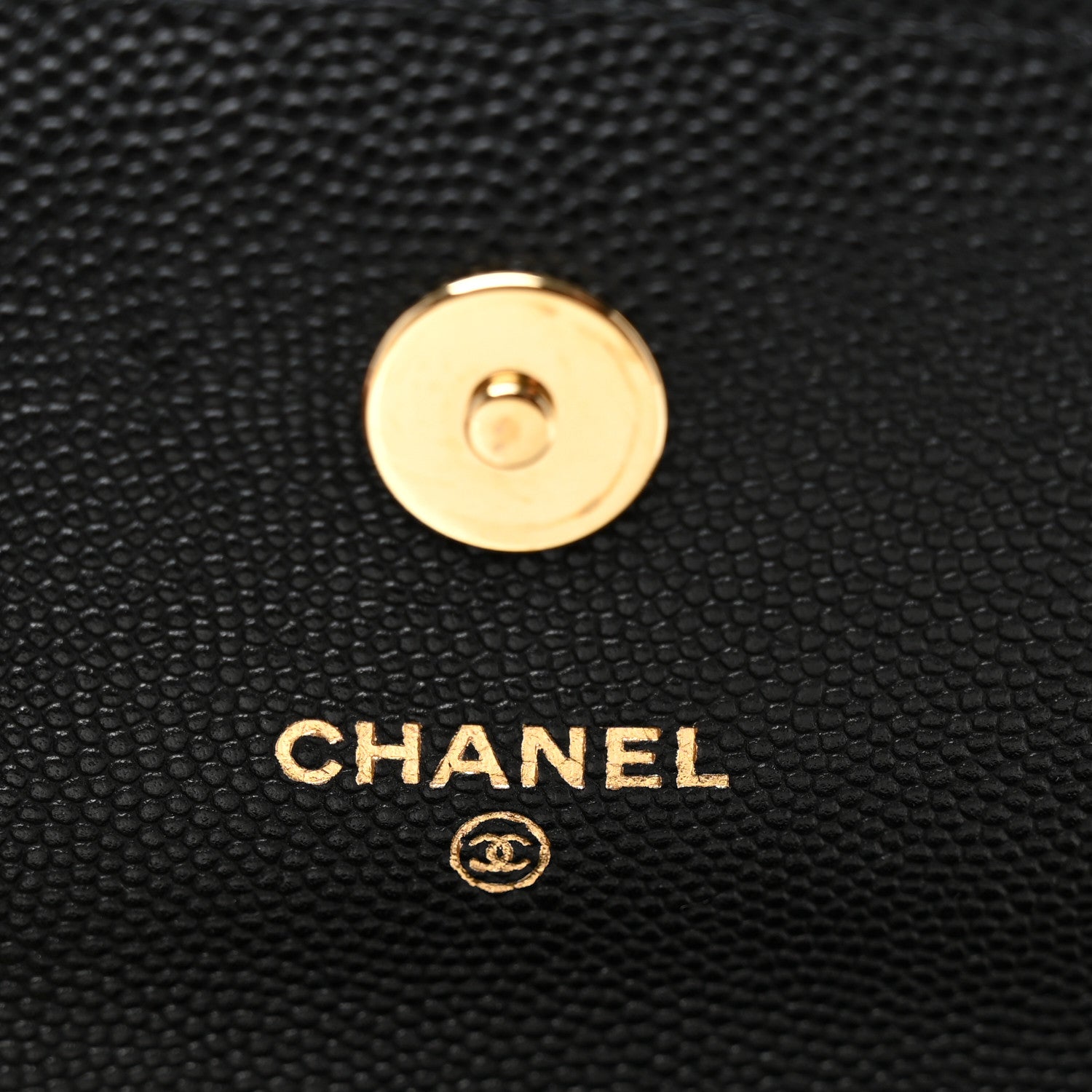 Chanel Caviar Quilted Enamel Coco Casino Flap Phone Holder With Chain Black 6 of 11