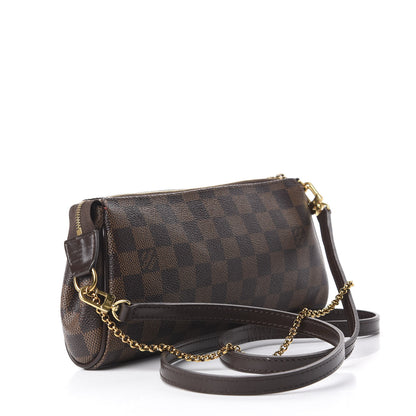 Louis Vuitton Damier Ebene Eva Clutch 2 of 12