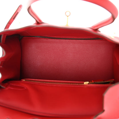 Hermes Epsom BIRKIN 30 Rouge Casaque 5 of 15