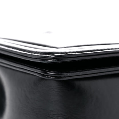 Chanel Hot Stamping Calfskin Tale Of Salzburg New Medium Boy Flap Black 6 of 19