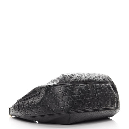Gucci Guccissima Large New Ladies Web Hobo Black 4 of 8