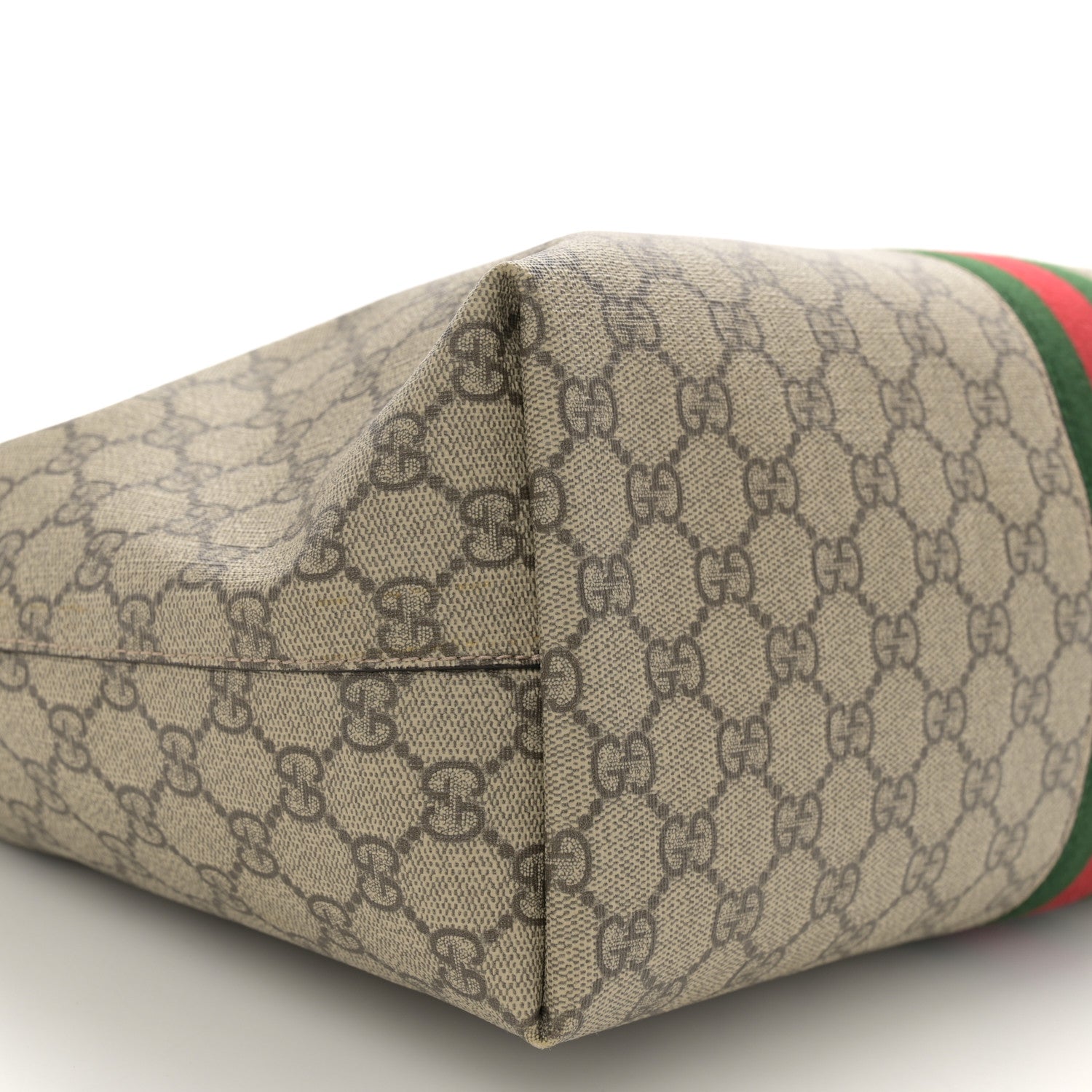 Gucci GG Supreme Monogram Medium Ophidia Shopping Tote Brown 10 of 10