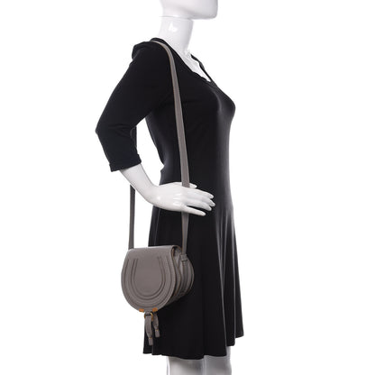 Chloe Calfskin Mini Marcie Round Crossbody Bag Cashmere Grey 2 of 11