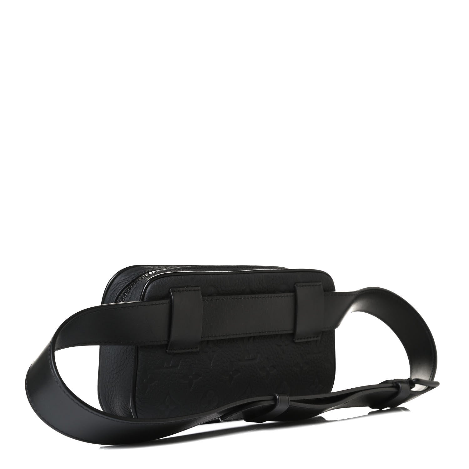Louis Vuitton Taurillon Monogram Uniformes Solar Ray Soft Pochette Volga Belt Bag Black 3 of 10
