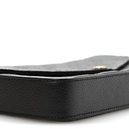 Louis Vuitton Empreinte Pochette Felicie Chain Wallet Black 19 of 23