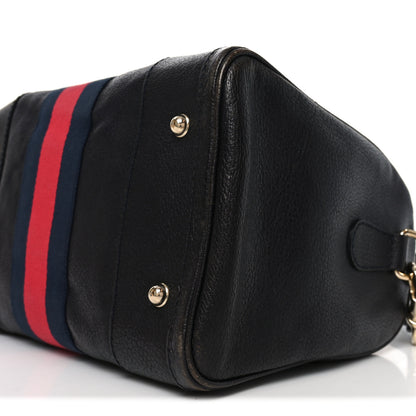 Gucci Calfskin Medium Seventies Web Boston Black 19 of 19