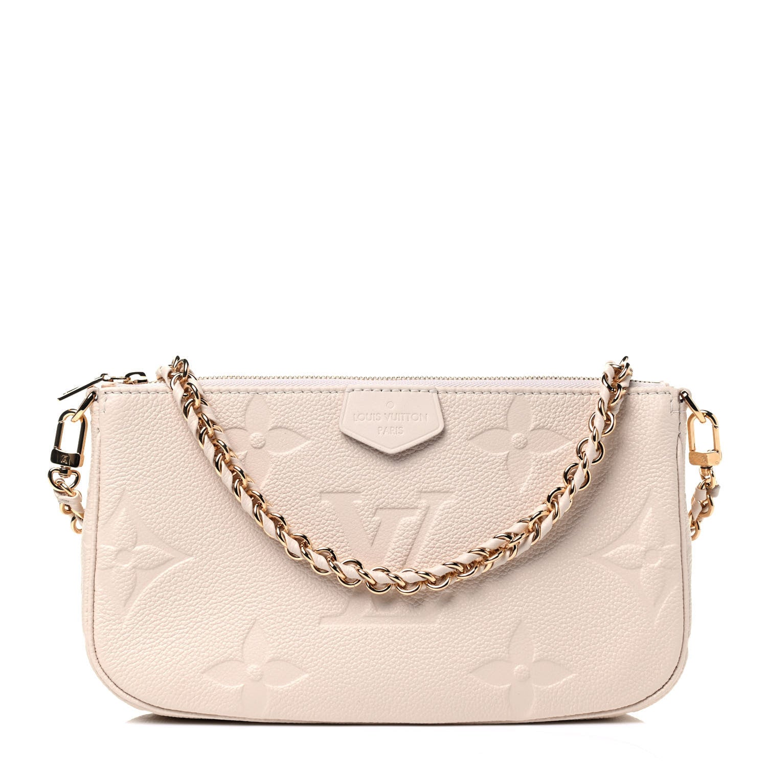 Louis Vuitton Empreinte Monogram Giant Multi Pochette Accessories Large Pochette Cream 2 of 8