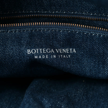 Bottega Veneta Denim Calfskin Intrecciato Large Hop Abyss Indigo 6 of 10