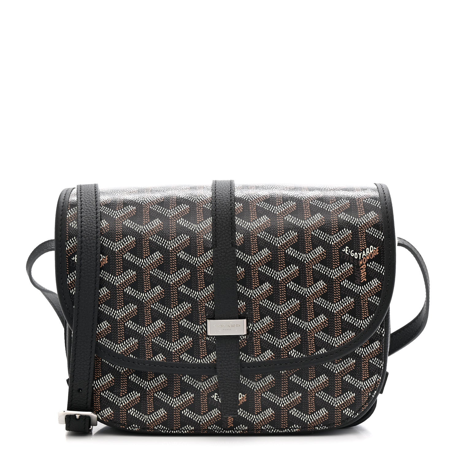 Goyard Goyardine Belvedere II PM Messenger Bag Black 1 of 9