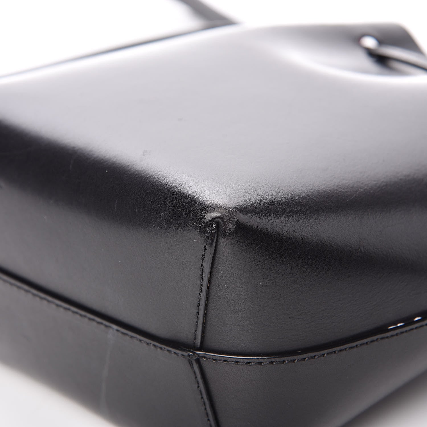 Mansur Gavriel Calfskin Mini Mini Bucket Bag Black Dolly 16 of 18