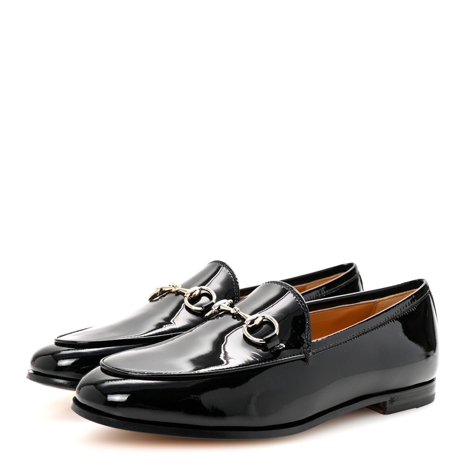 Gucci Patent Women's Jordaan Loafers  35.5 Black 4 of 10
