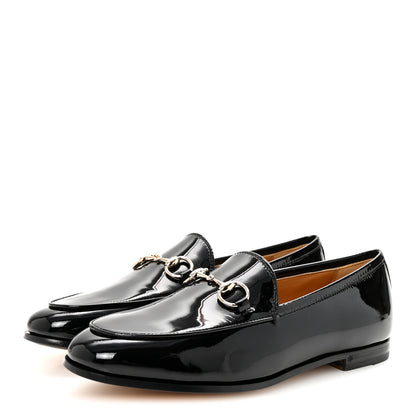 Gucci Patent Women's Jordaan Loafers  35.5 Black 4 of 10
