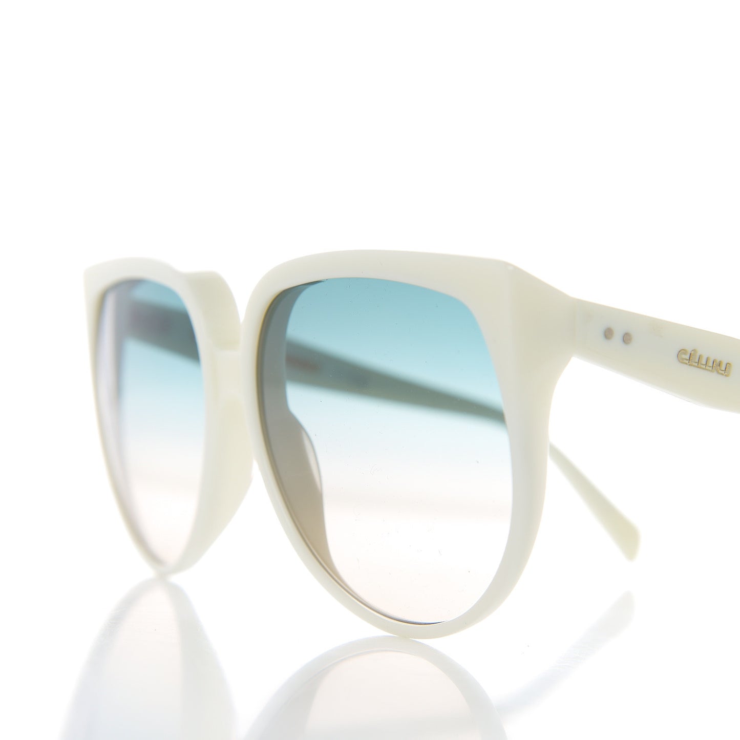 Gradient Square Sunglasses CL40048I White