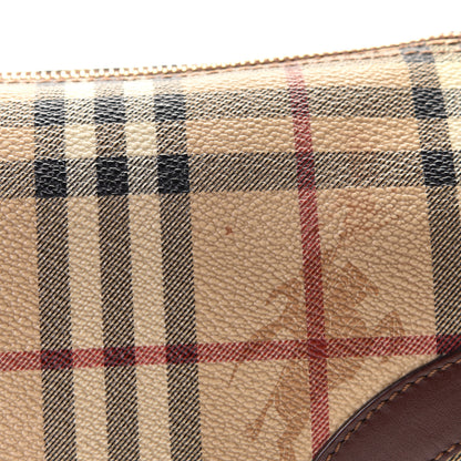 Burberry Haymarket Check Studded Barrel Bag Chocolate 6 of 9