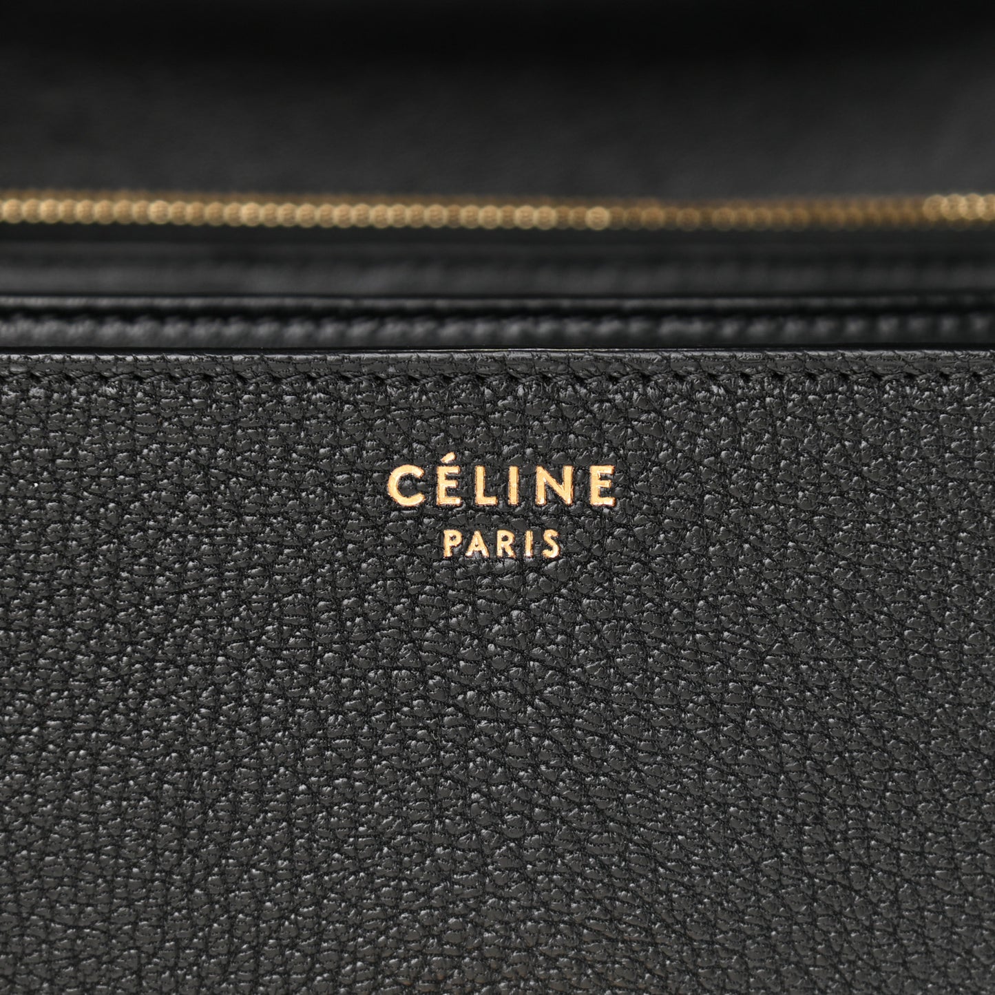 Goatskin Medium Classic Box Flap Bag Black