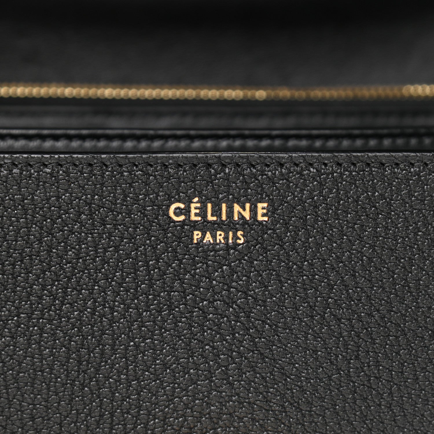 Celine Goatskin Medium Classic Box Flap Bag Black 6 of 11