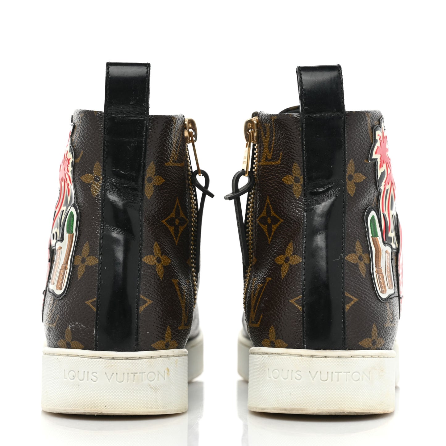 Calfskin Monogram World Tour Sneaker Boot 38.5