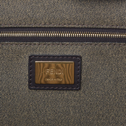 Fendi Zucca Spalmati Medium Roll Tote Tobacco Moro 6 of 13