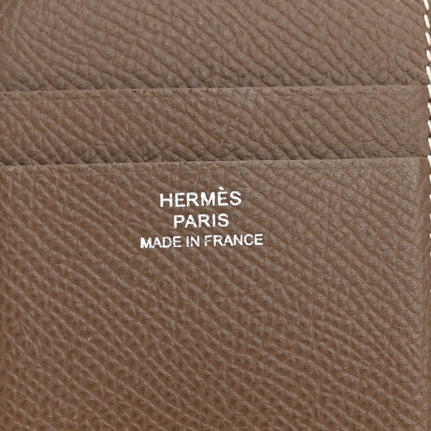 Hermes Epsom MC2 Euclide Card Holder Case Etoupe 6 of 8