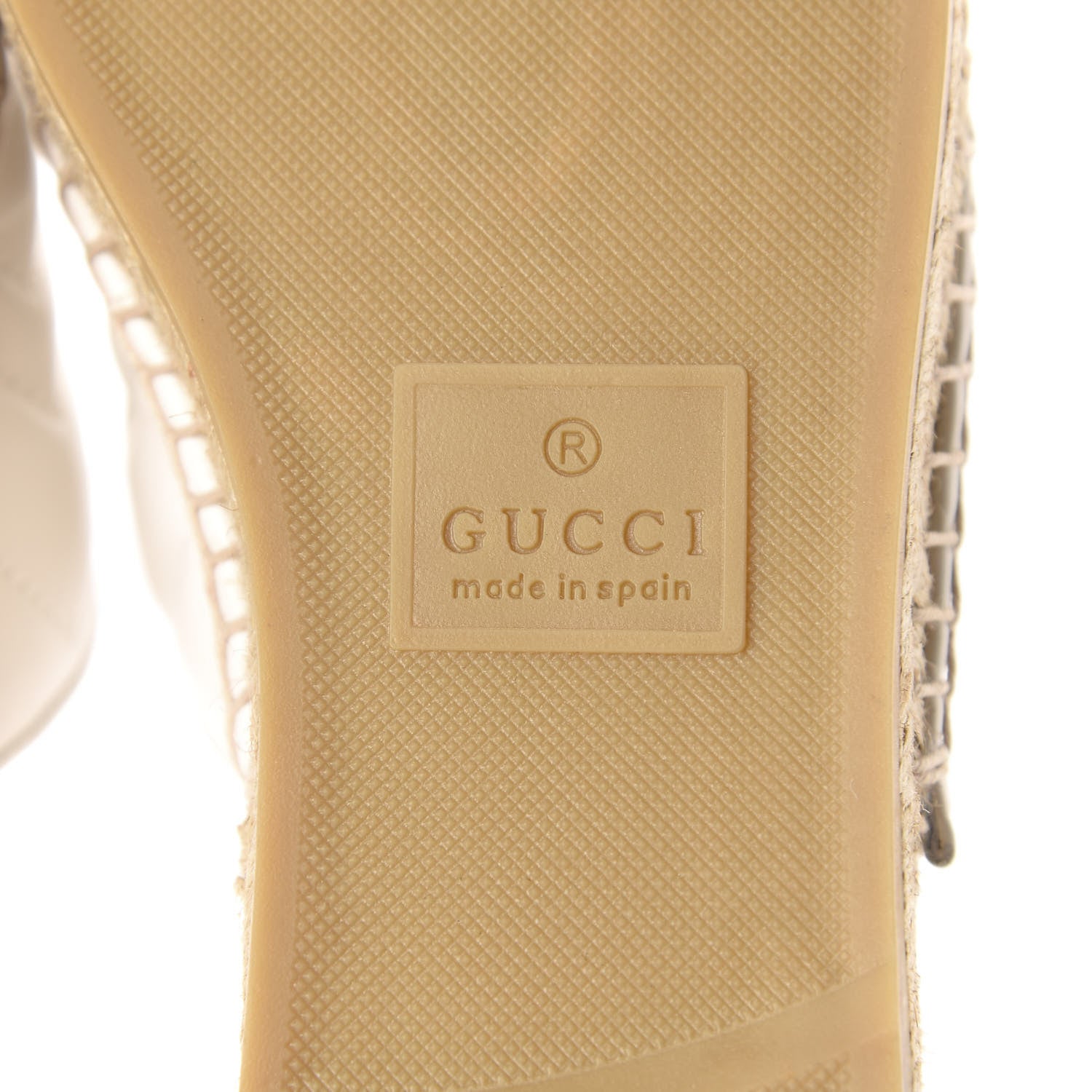 Gucci Nappa Matelasse GG Marmont Espadrille Slippers 39 Great White 7 of 10
