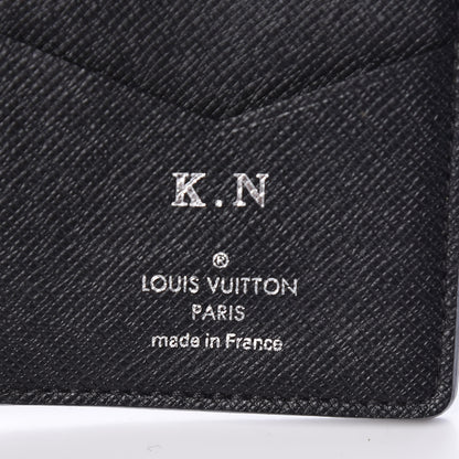 Louis Vuitton Taiga Pocket Organizer NM Black 6 of 10