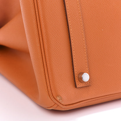 Hermes Epsom Birkin 35 Orange 10 of 18