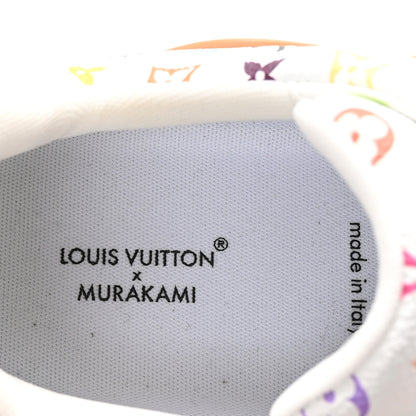 Louis Vuitton LV X TM Calfskin Monogram Multicolor Womens LV Trainer Sneakers 38.5 White 8 of 10