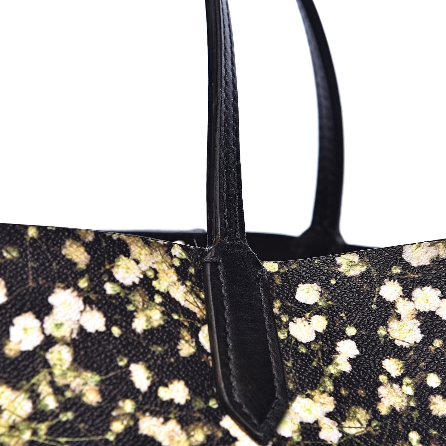 Textured Coated Canvas Baby's Breath Print Large Antigona Tote