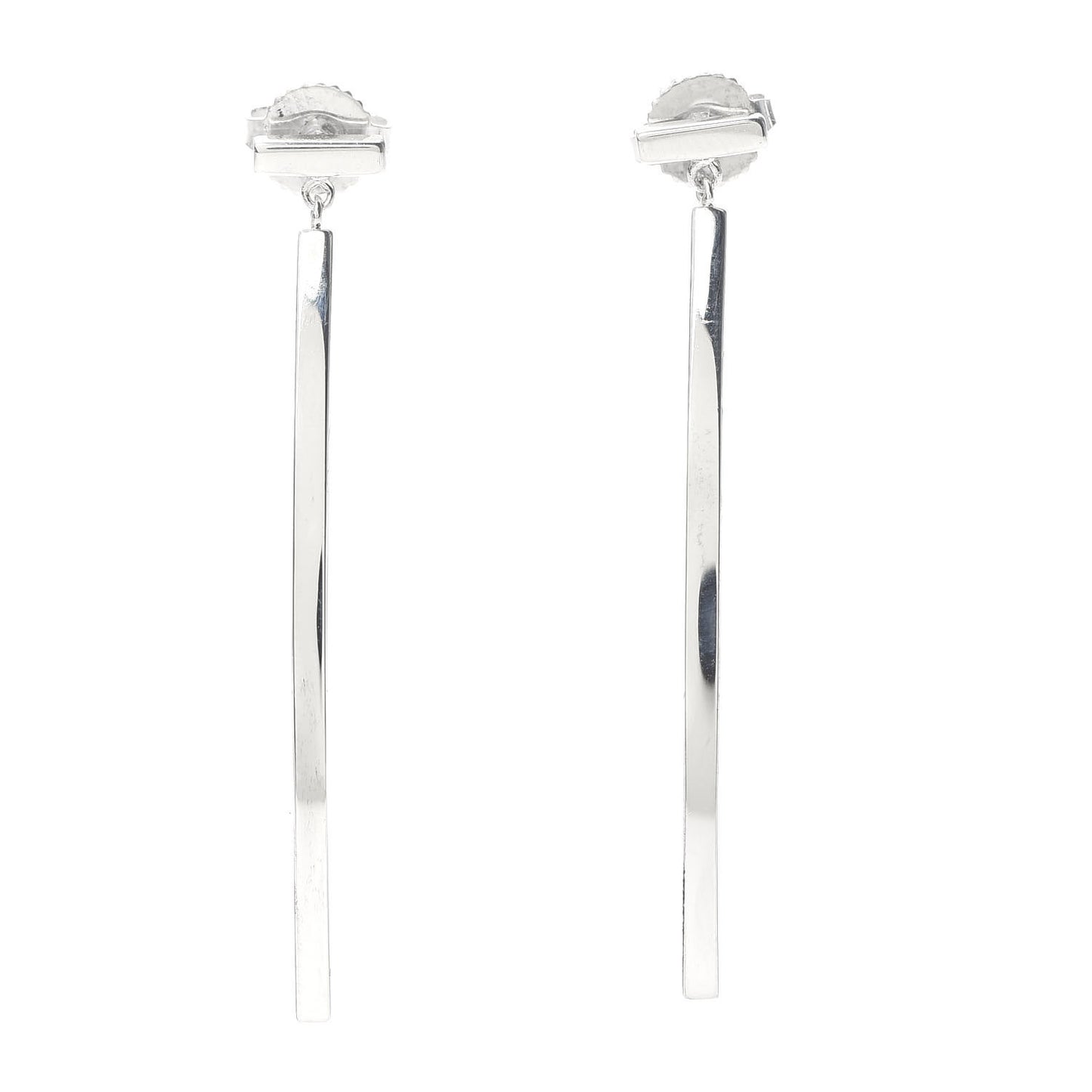 Sterling Silver T Wire Bar Earrings