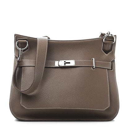 Hermes Taurillon Clemence Jypsiere 34 Etoupe 1 of 13