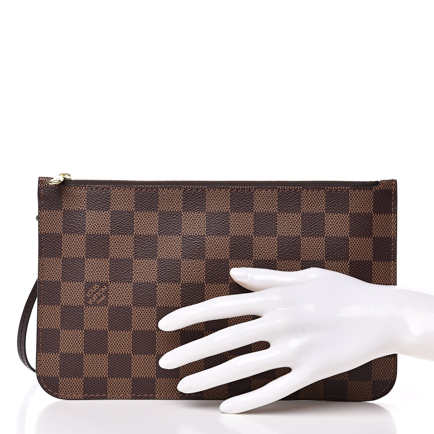 Louis Vuitton Damier Ebene Neverfull MM GM Pochette 2 of 9