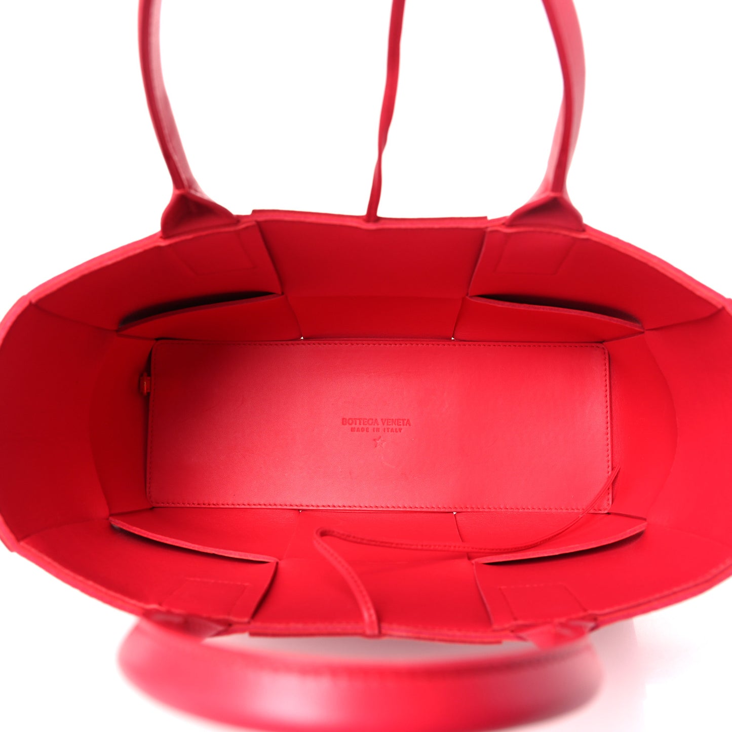 Nappa Maxi Intrecciato Small Arco Tote Firework