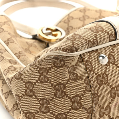 Gucci Monogram Medium Twins Tote Off White 10 of 23